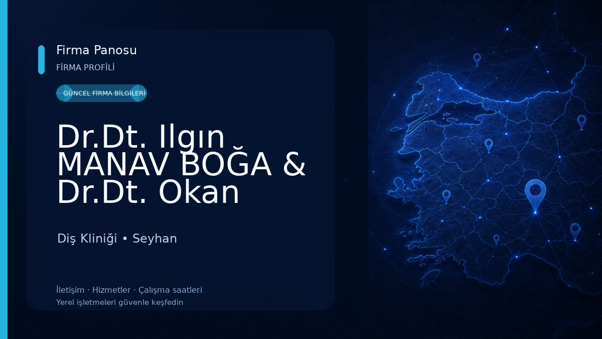 Dr.Dt. Ilgın MANAV BOĞA & Dr.Dt. Okan BOĞA Muayenehanesi Diş Kliniği