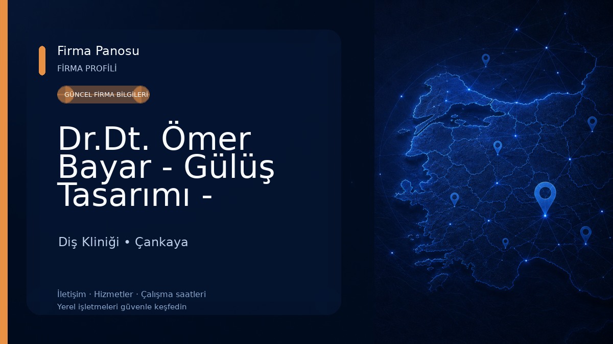 Dr.Dt. Ömer Bayar - Gülüş Tasarımı - İmplant Diş Kliniği