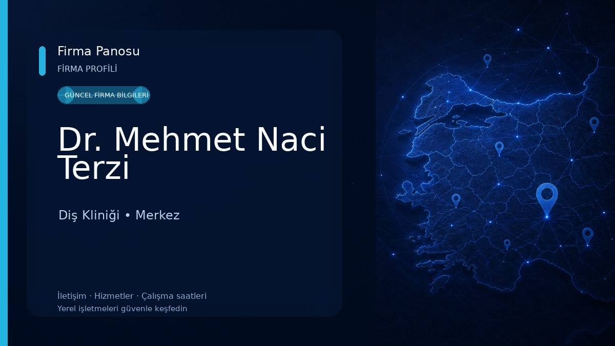 Dr. Mehmet Naci Terzi Diş Kliniği