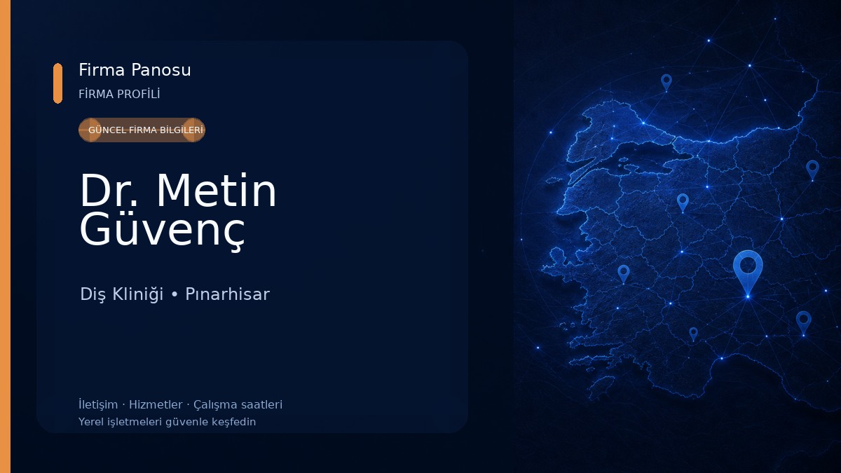 Dr. Metin Güvenç Diş Kliniği