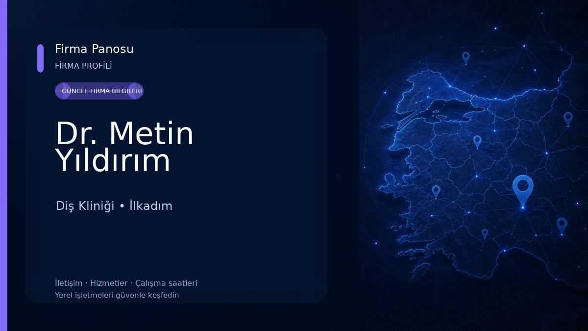 Dr. Metin Yıldırım Diş Kliniği