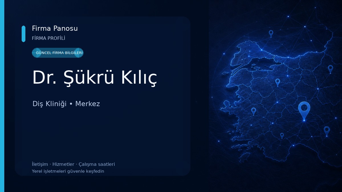 Dr. Şükrü Kılıç Diş Kliniği