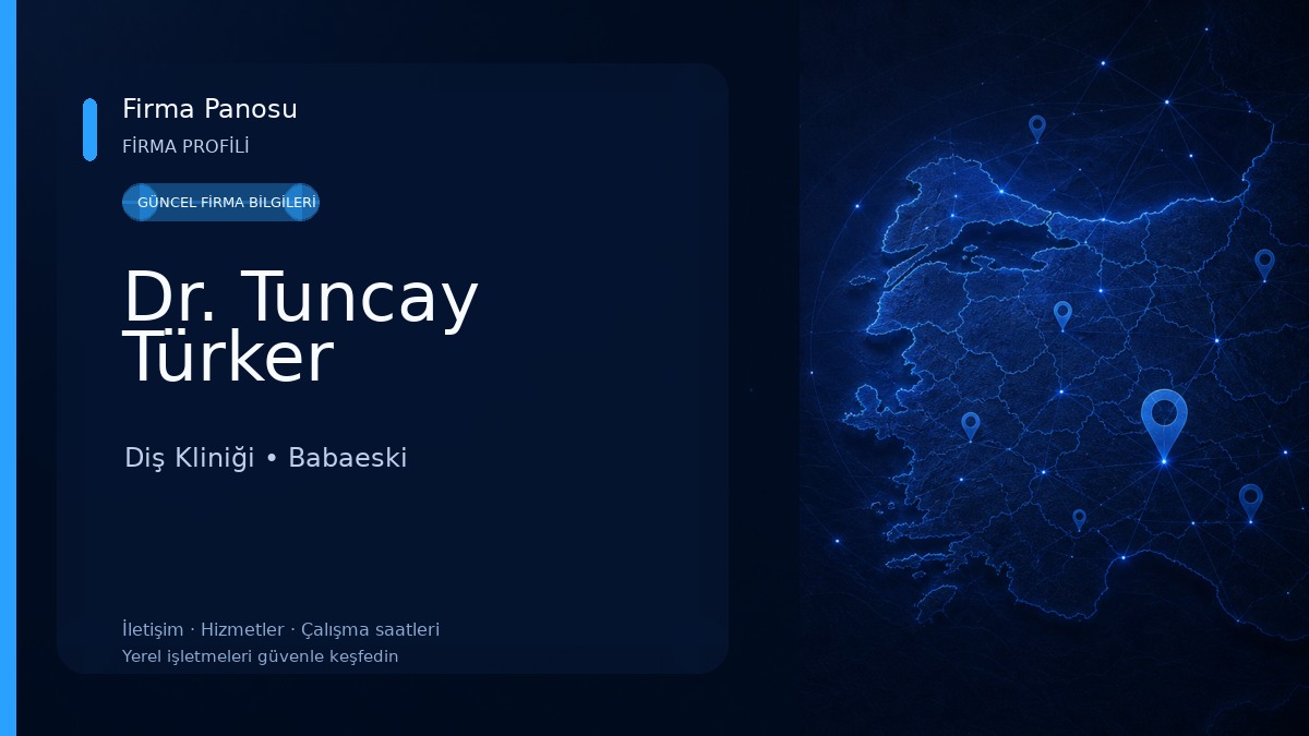 Dr. Tuncay Türker Diş Kliniği
