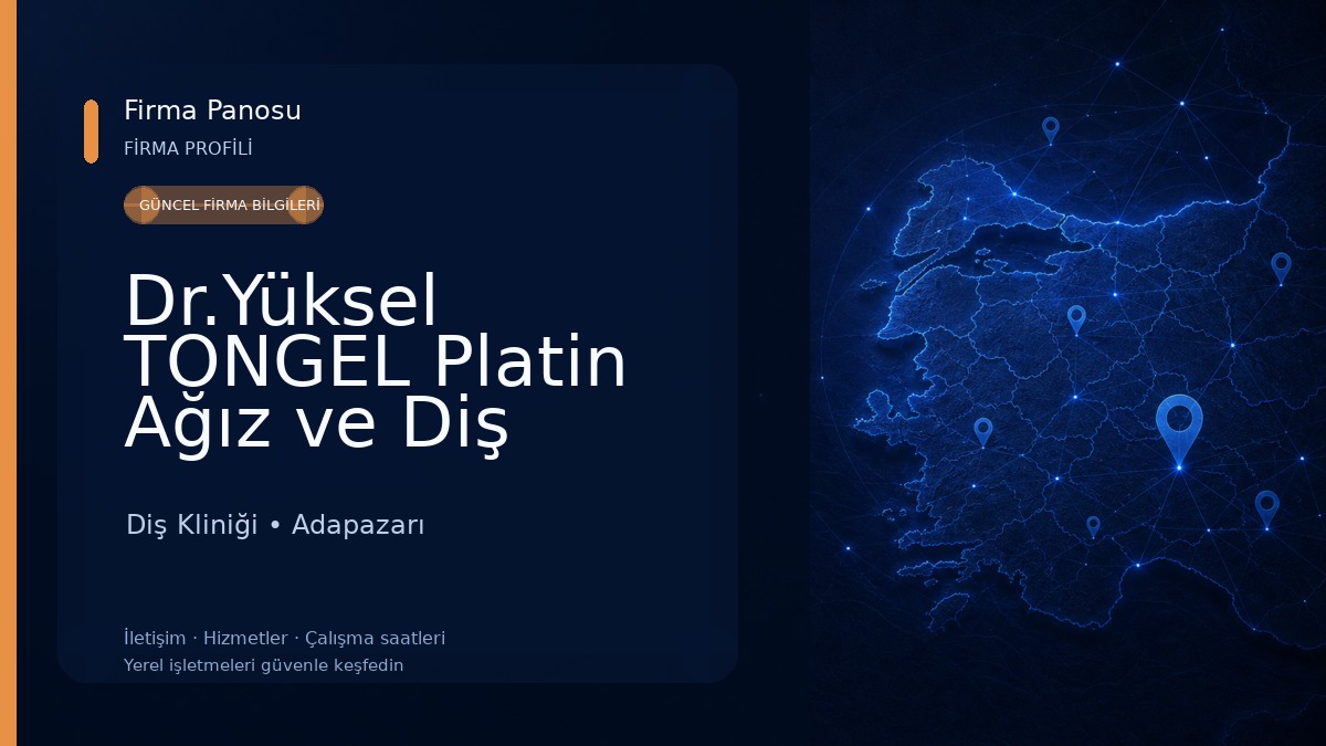 Dr.Yüksel TONGEL Platin Ağız ve Diş Sağlığı Kliniği Diş Kliniği