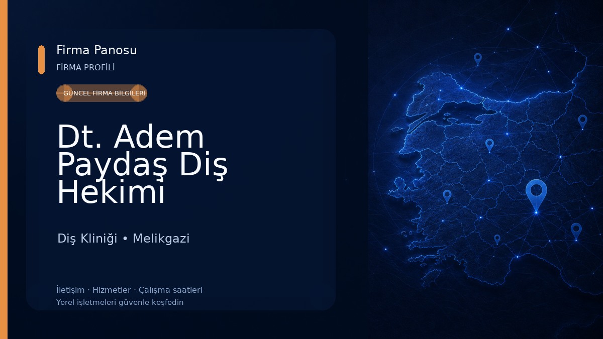 Dt. Adem Paydaş Diş Hekimi Diş Kliniği