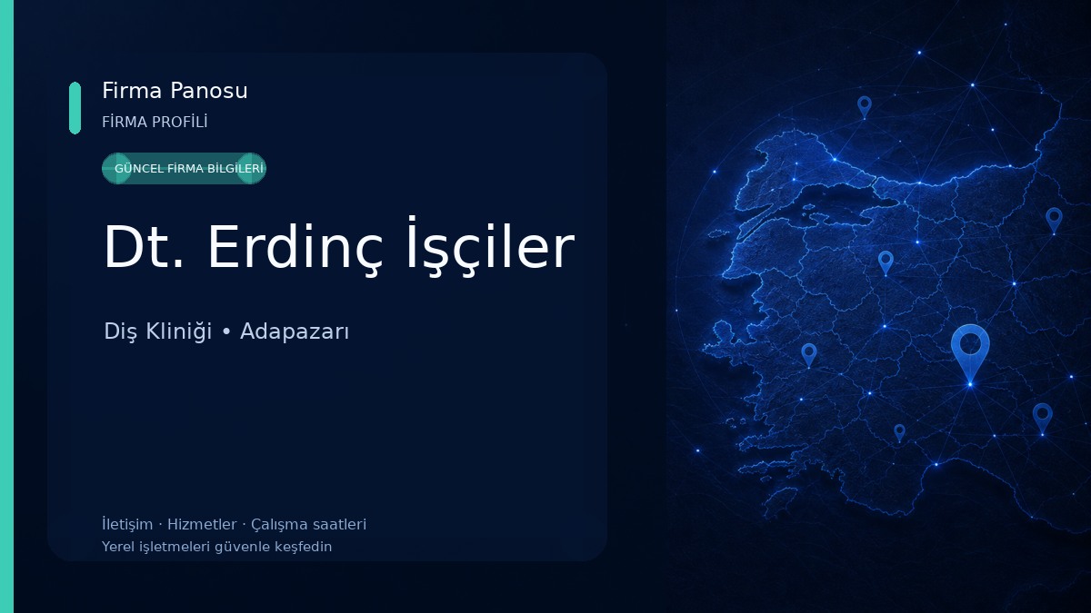 Dt. Erdinç İşçiler Diş Kliniği