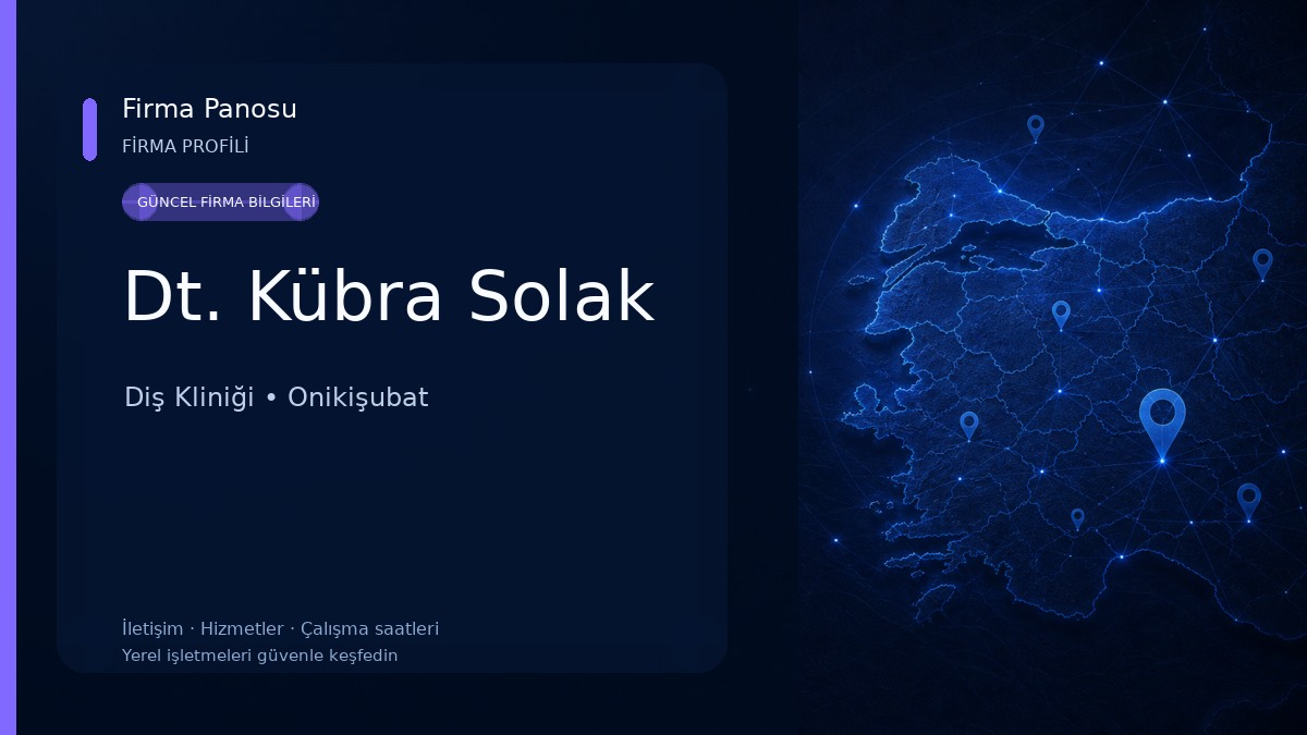 Dt. Kübra Solak 