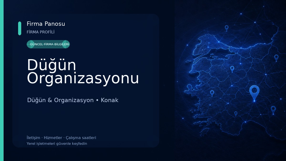 Düğün Organizasyonu Düğün & Organizasyon