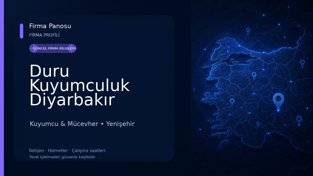 Duru Kuyumculuk Diyarbakır 
