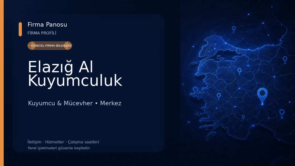 Elazığ Al Kuyumculuk Kuyumcu & Mücevher