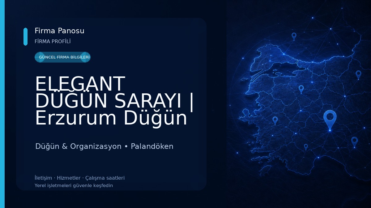 ELEGANT DÜĞÜN SARAYI | Erzurum Düğün Salonu | Erzurum Kına Salonu | Erzurum Nişan Salonu | Erzurum Sünnet Organizasyon Düğün & Organizasyon