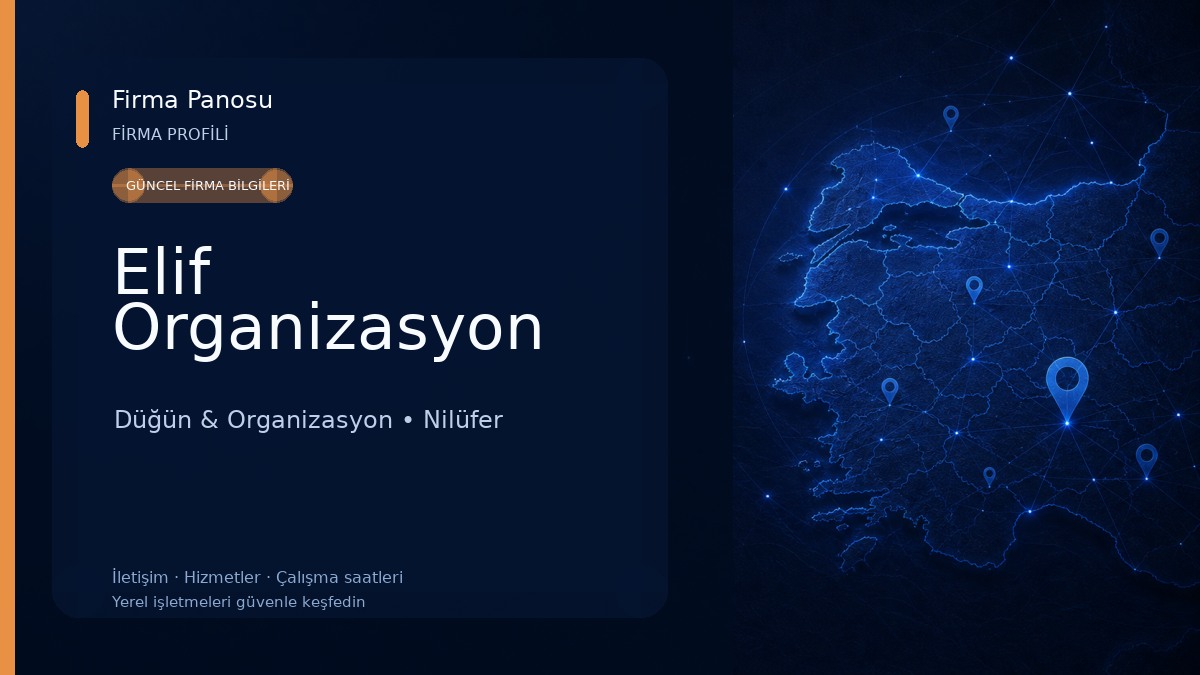 Elif Organizasyon Düğün & Organizasyon