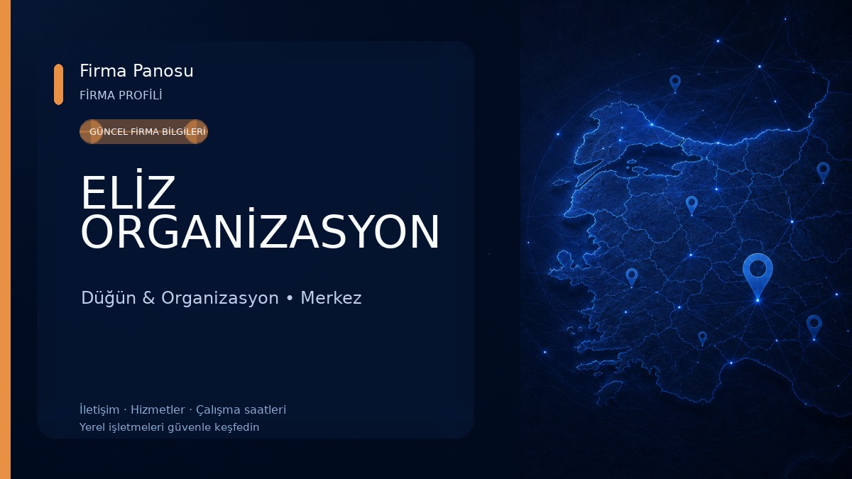 ELİZ ORGANİZASYON Düğün & Organizasyon