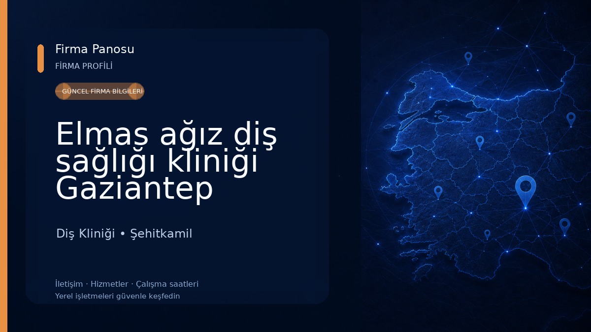 Elmas ağız diş sağlığı kliniği Gaziantep Diş Kliniği