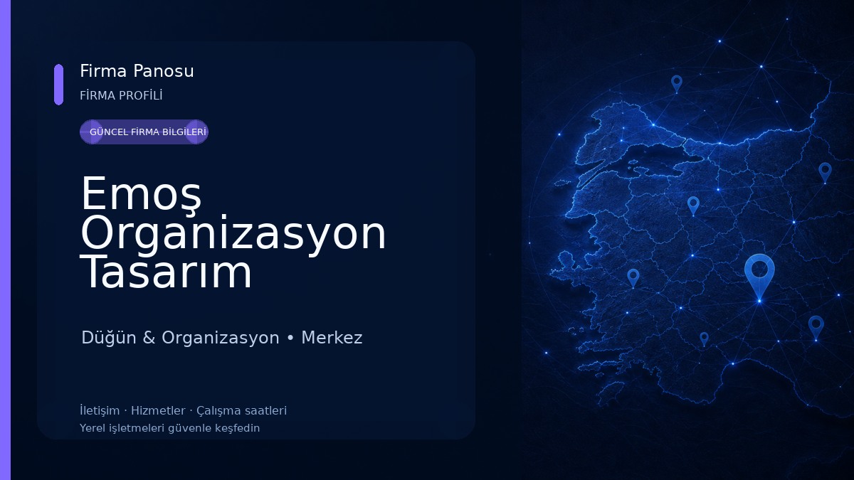 Emoş Organizasyon Tasarım Düğün & Organizasyon