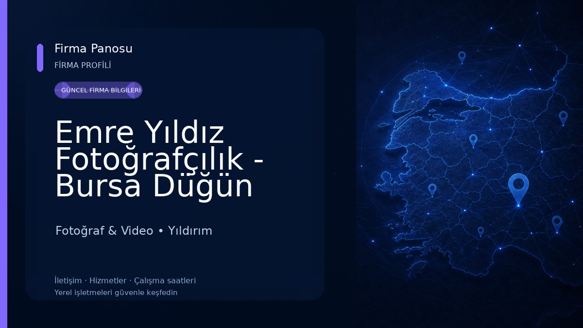 Emre Yıldız Fotoğrafçılık - Bursa Düğün Fotoğrafçısı 