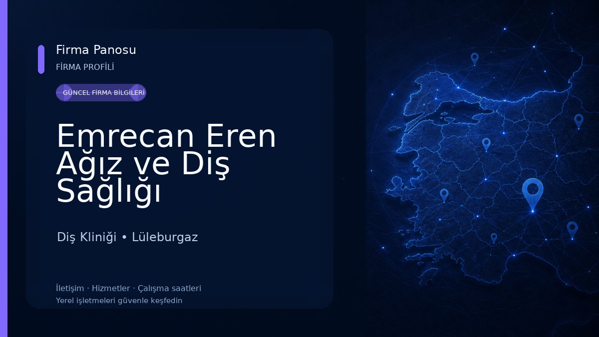 Emrecan Eren Ağız ve Diş Sağlığı Polikliniği Diş Kliniği
