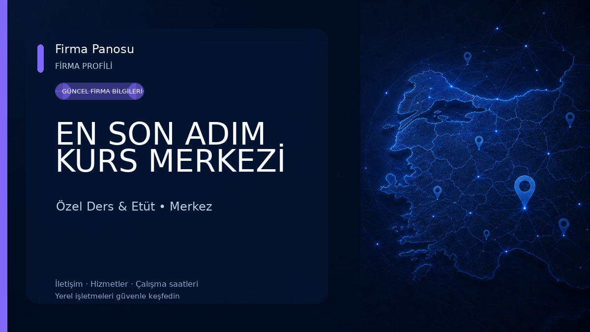 EN SON ADIM KURS MERKEZİ 