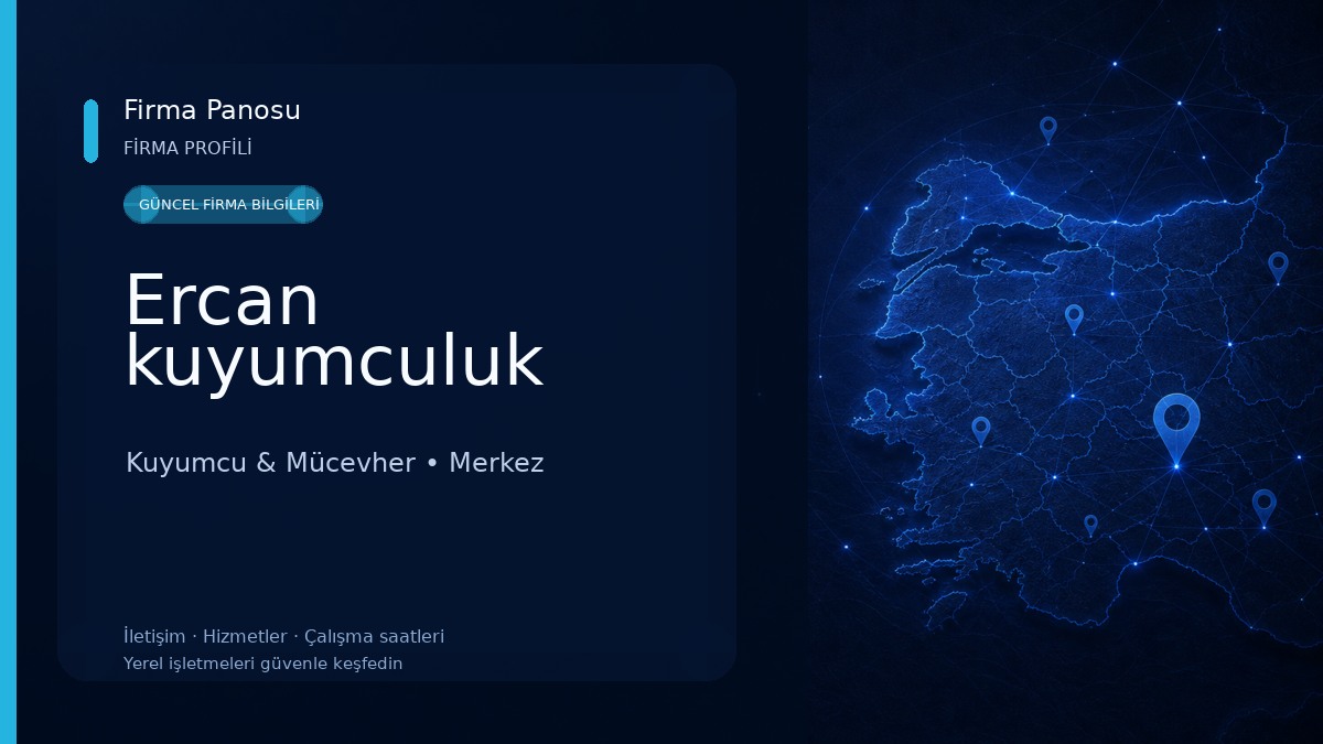 Ercan kuyumculuk Kuyumcu & Mücevher