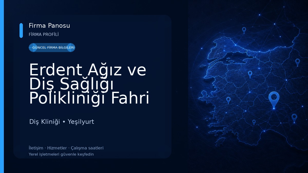 Erdent Ağız ve Diş Sağlığı Polikliniği Fahri Kayahan Diş Kliniği