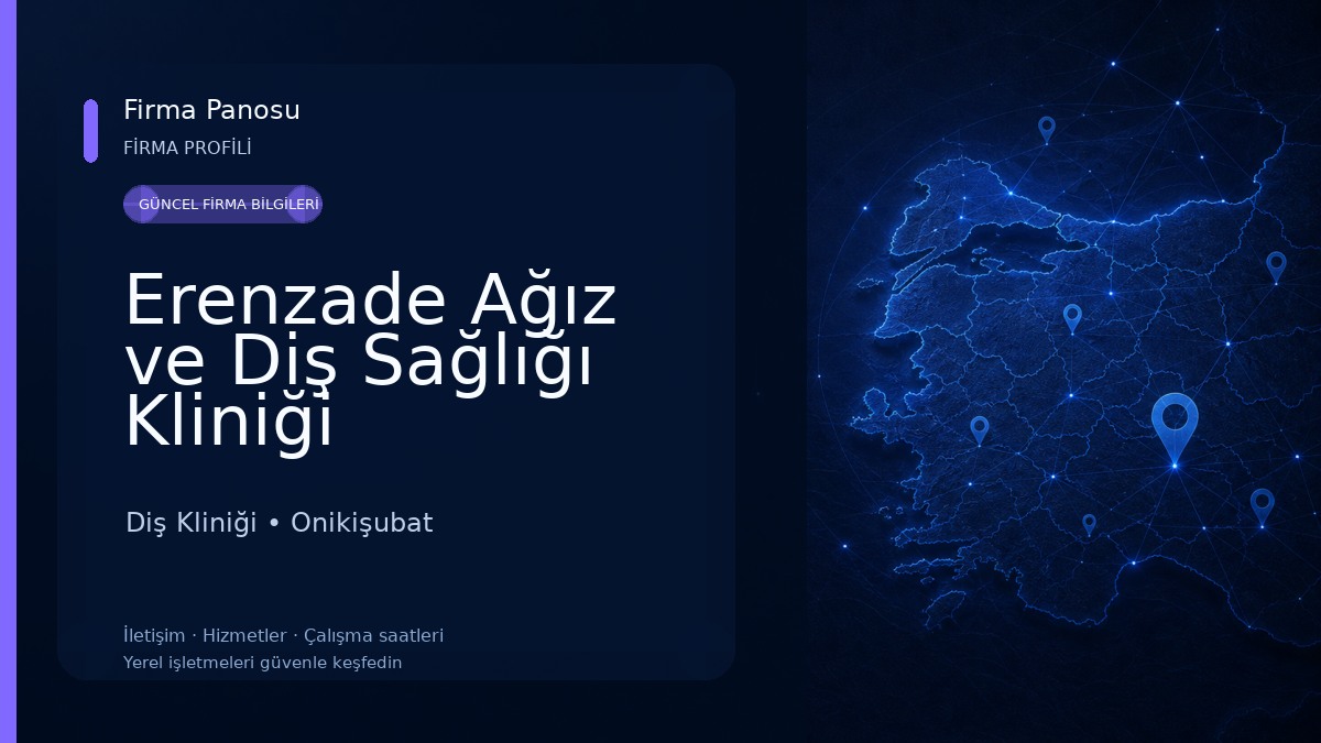 Erenzade Ağız ve Diş Sağlığı Kliniği Diş Kliniği