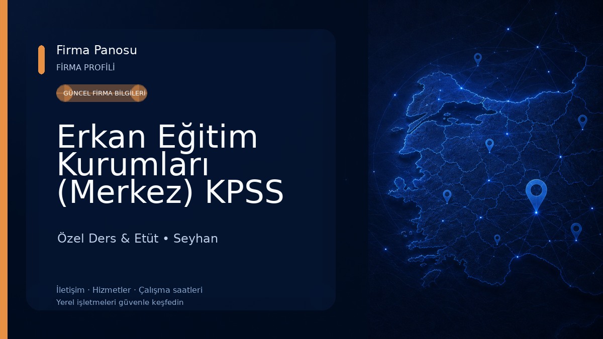 Erkan Eğitim Kurumları (Merkez) KPSS Ehliyet Direksiyon Bilgisayar Güvenlik Src Kursu Özel Ders & Etüt