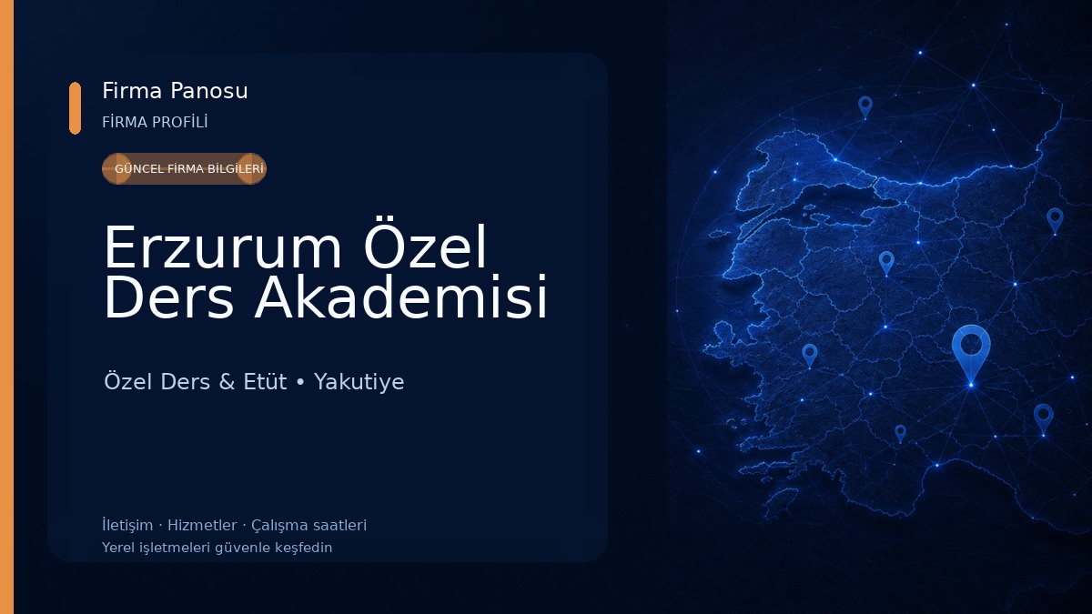 Erzurum Özel Ders Akademisi 
