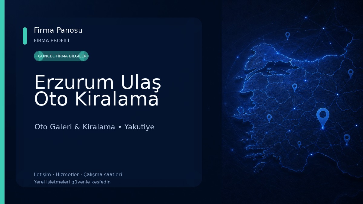 Erzurum Ulaş Oto Kiralama Oto Galeri & Kiralama