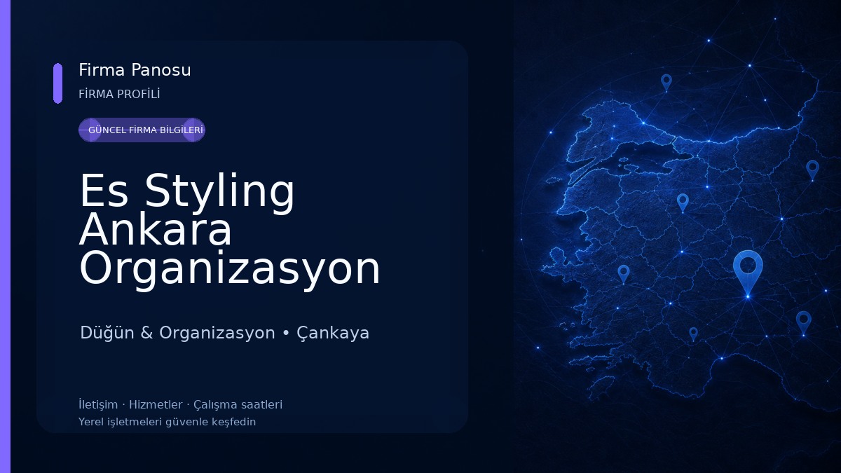 Es Styling Ankara Organizasyon Düğün & Organizasyon