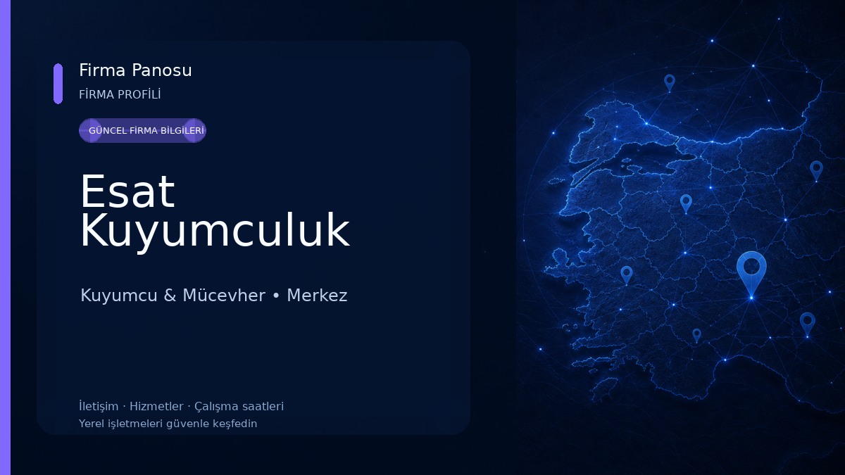 Esat Kuyumculuk Kuyumcu & Mücevher