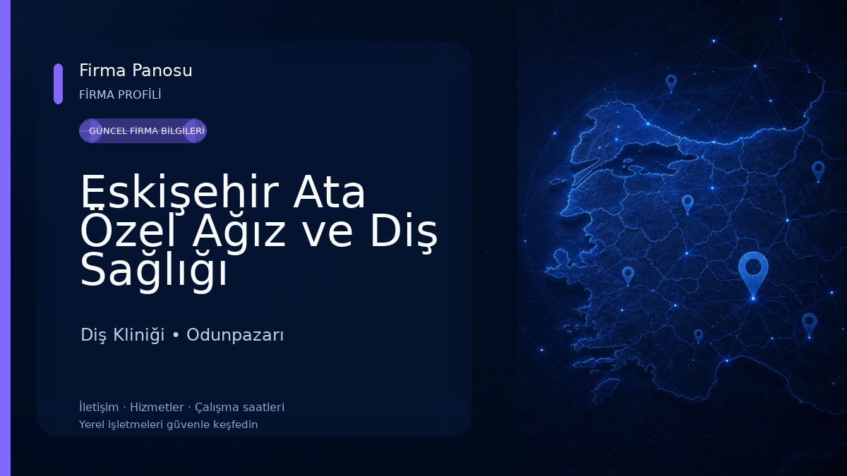 Eskişehir Ata Özel Ağız ve Diş Sağlığı Polikliniği | Diş Hekimi | İmplant Diş Kliniği