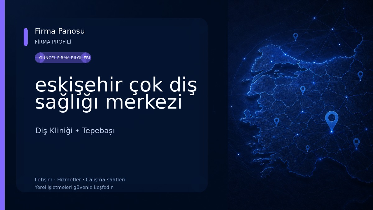 eskişehir çok diş sağlığı merkezi Diş Kliniği