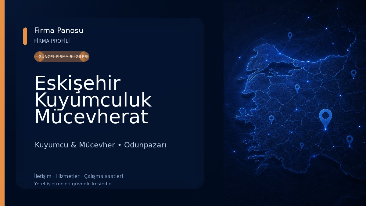 Eskişehir Kuyumculuk Mücevherat