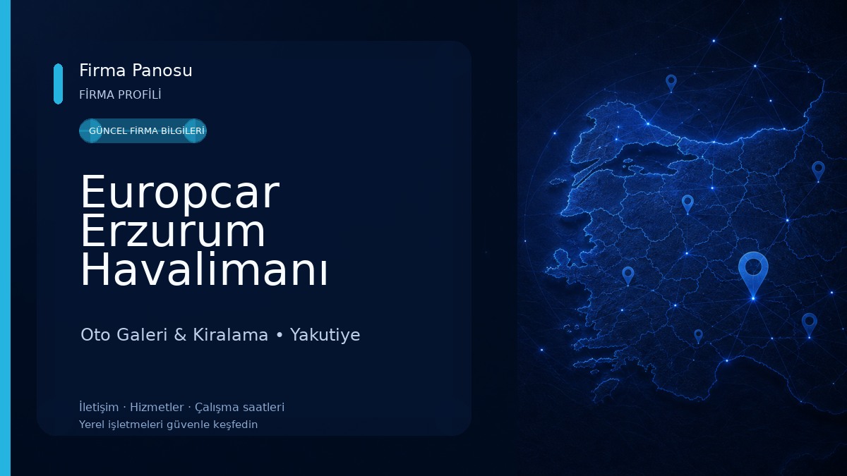 Europcar Erzurum Havalimanı Oto Galeri & Kiralama