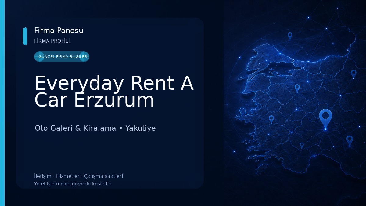 Everyday Rent A Car Erzurum 