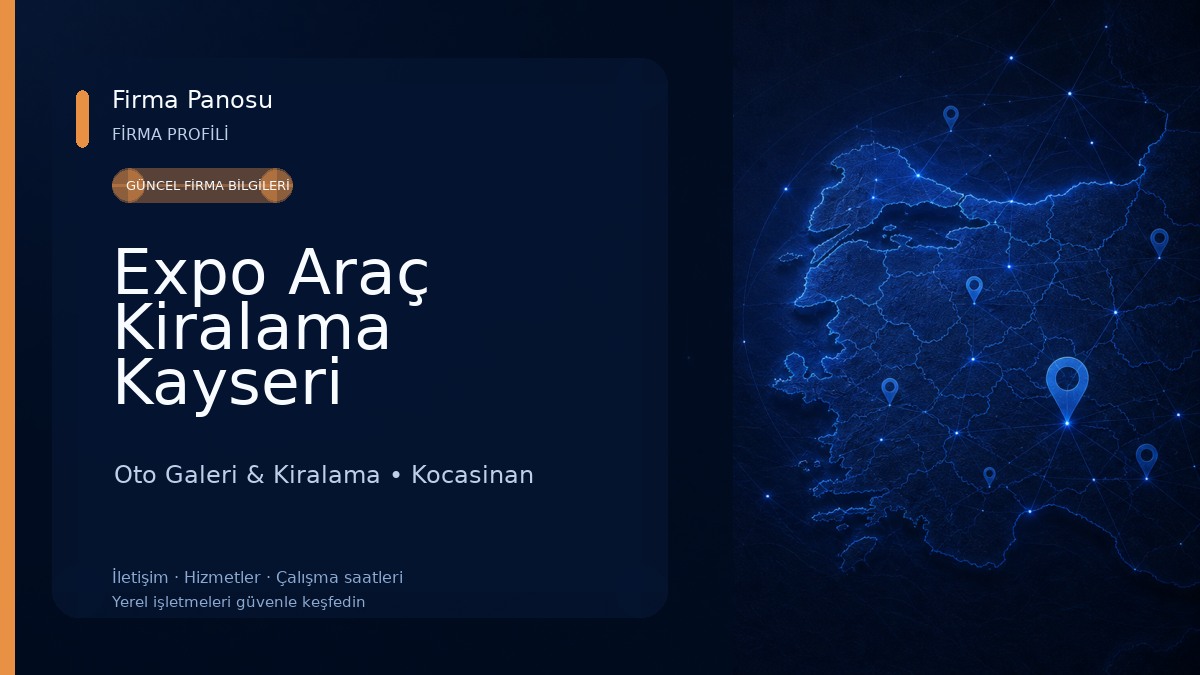 Expo Araç Kiralama Kayseri 