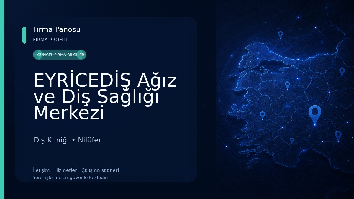 EYRİCEDİŞ Ağız ve Diş Sağlığı Merkezi Diş Kliniği