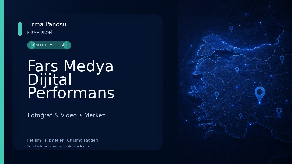 Fars Medya Dijital Performans Ajansı Fotoğraf & Video