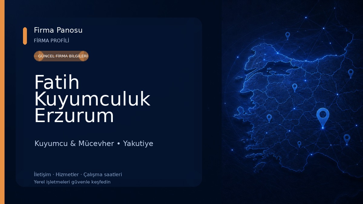 Fatih Kuyumculuk Erzurum Kuyumcu & Mücevher