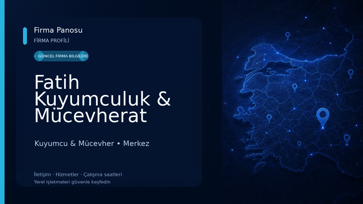 Fatih Kuyumculuk & Mücevherat Kuyumcu & Mücevher