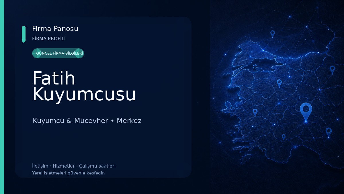 Fatih Kuyumcusu Kuyumcu & Mücevher
