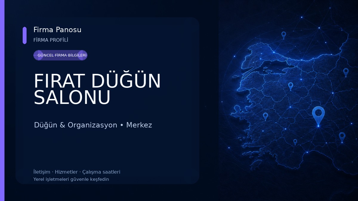 FIRAT DÜĞÜN SALONU 