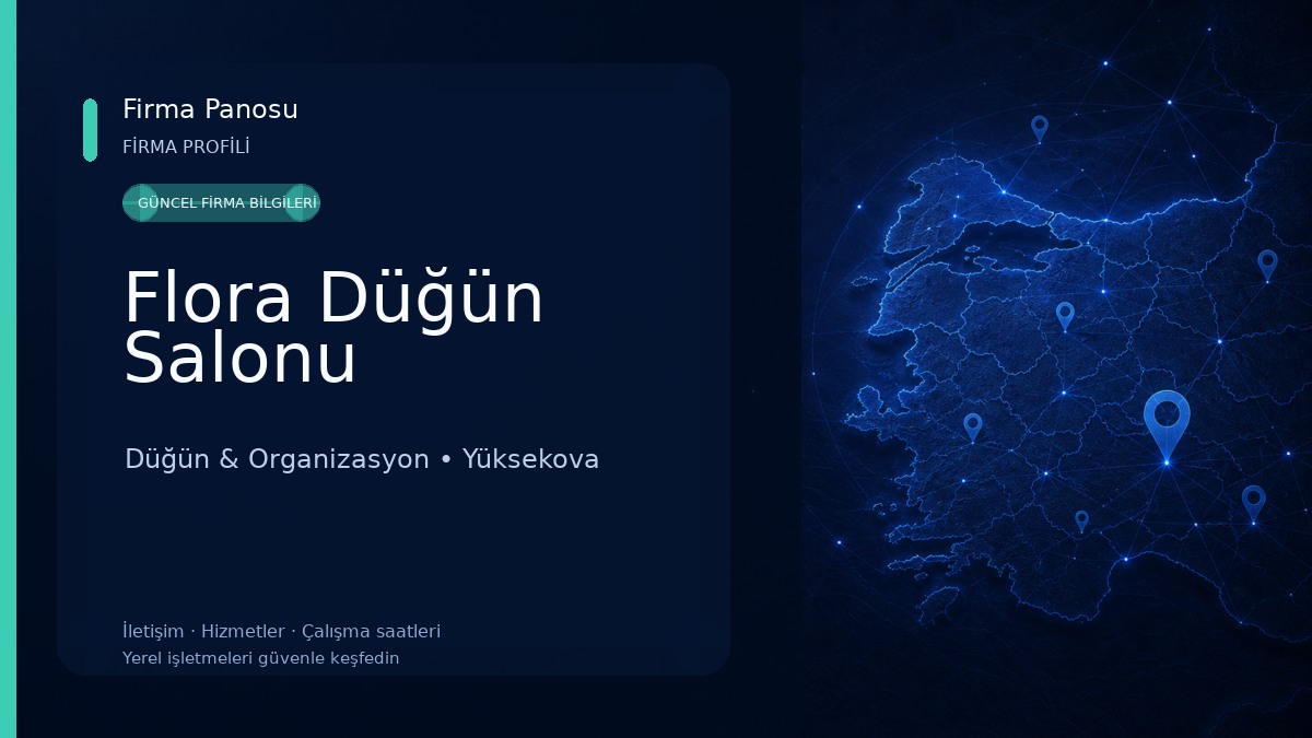 Flora Düğün Salonu Düğün & Organizasyon