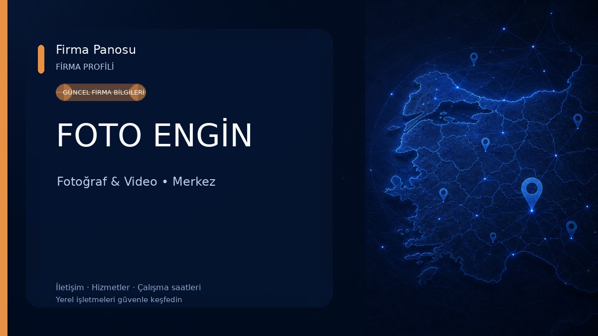 FOTO ENGİN Fotoğraf & Video