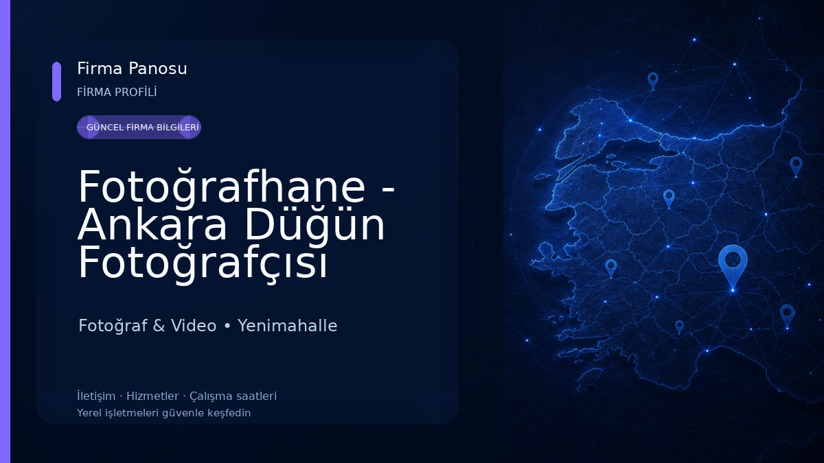 Fotoğrafhane - Ankara Düğün Fotoğrafçısı Fotoğraf & Video