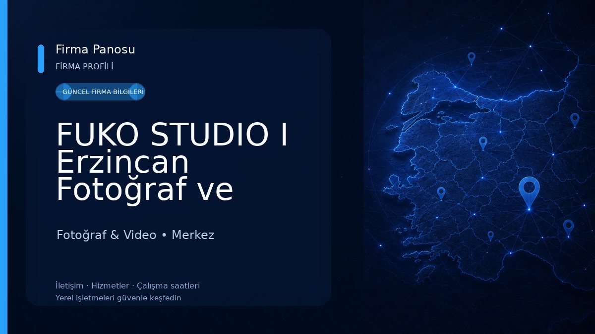 FUKO STUDIO I Erzincan Fotoğraf ve Video Stüdyosu Fotoğraf & Video