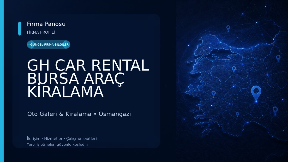 GH CAR RENTAL BURSA ARAÇ KİRALAMA Oto Galeri & Kiralama