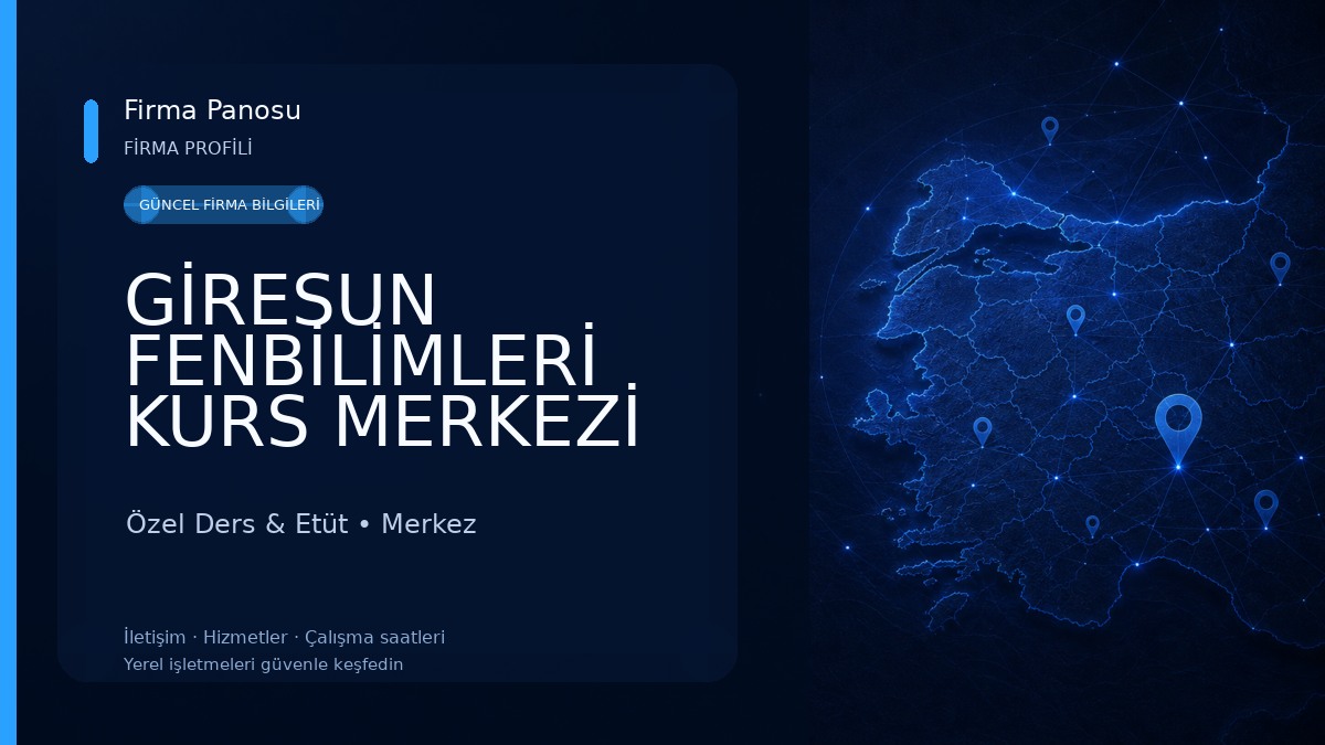 GİRESUN FENBİLİMLERİ KURS MERKEZİ (SEGEM) 
