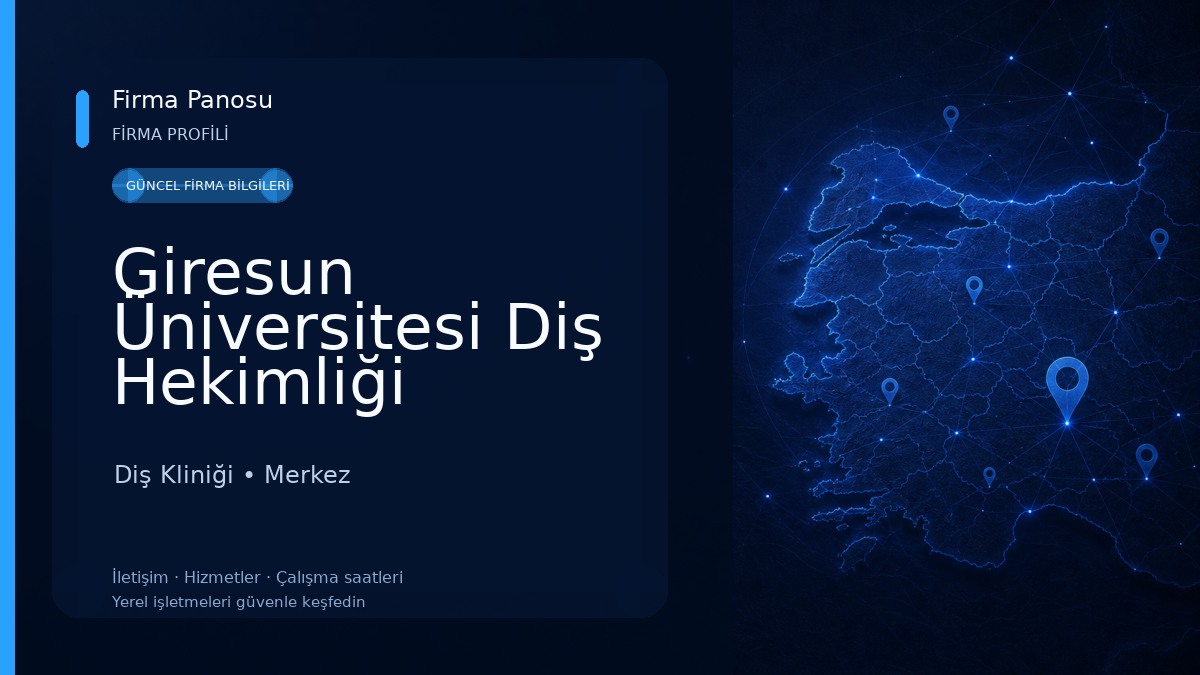 Giresun Üniversitesi Diş Hekimliği Fakültesi Diş Kliniği