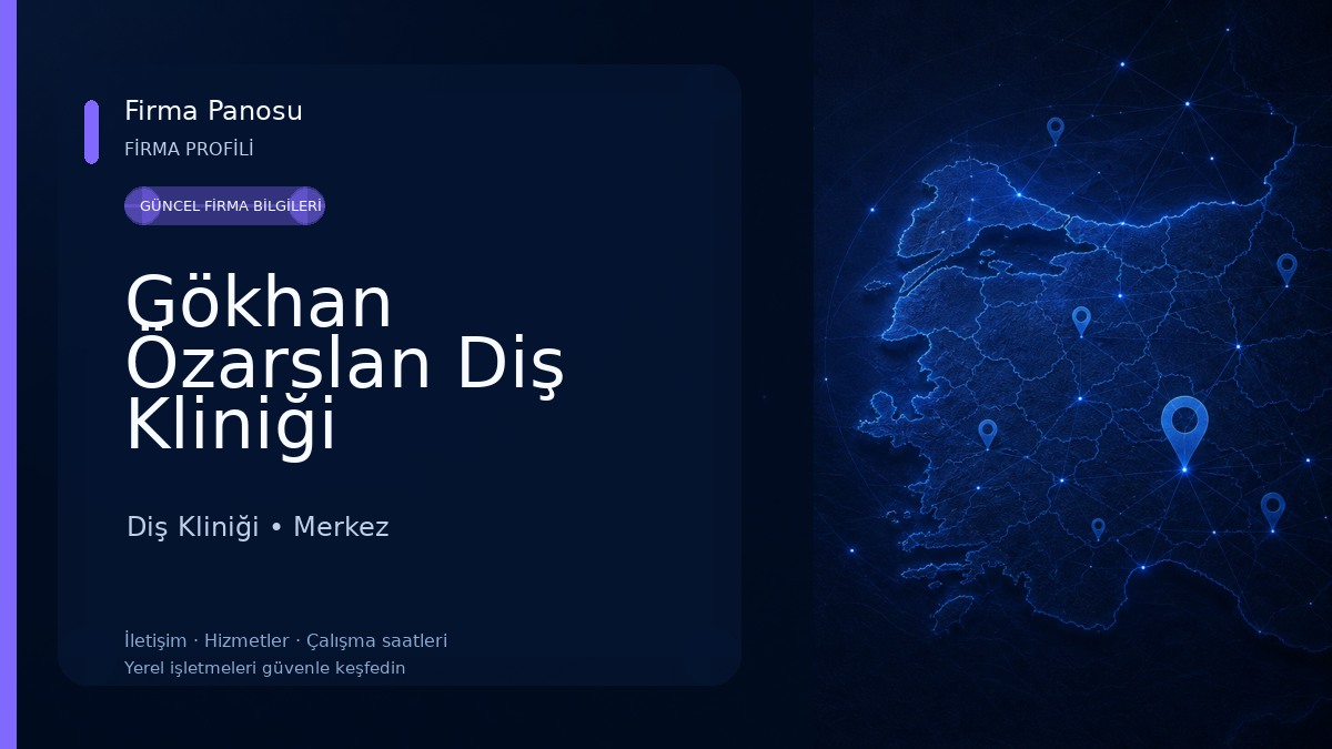Gökhan Özarslan Diş Kliniği Diş Kliniği